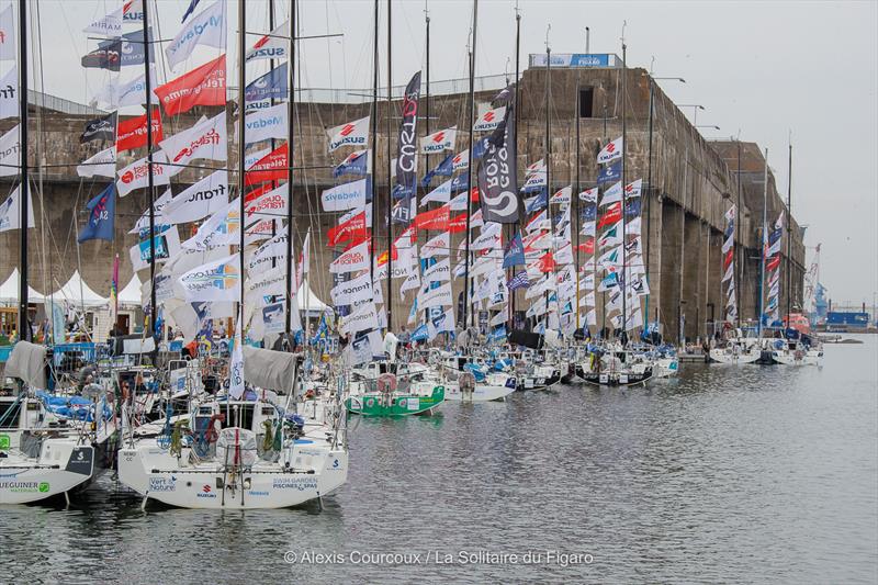 The Solitaire du Figaro 2020 fleet in Saint-Nazaire - photo © Alexis Courcoux