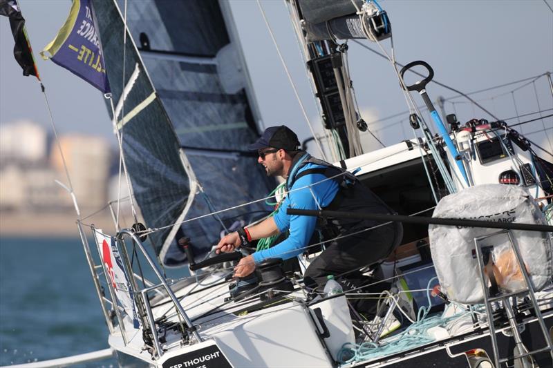 Alan Roberts finishes 2nd in the Solo Maître Coq photo copyright Thomas Deregnieaux Photography taken at  and featuring the Figaro class