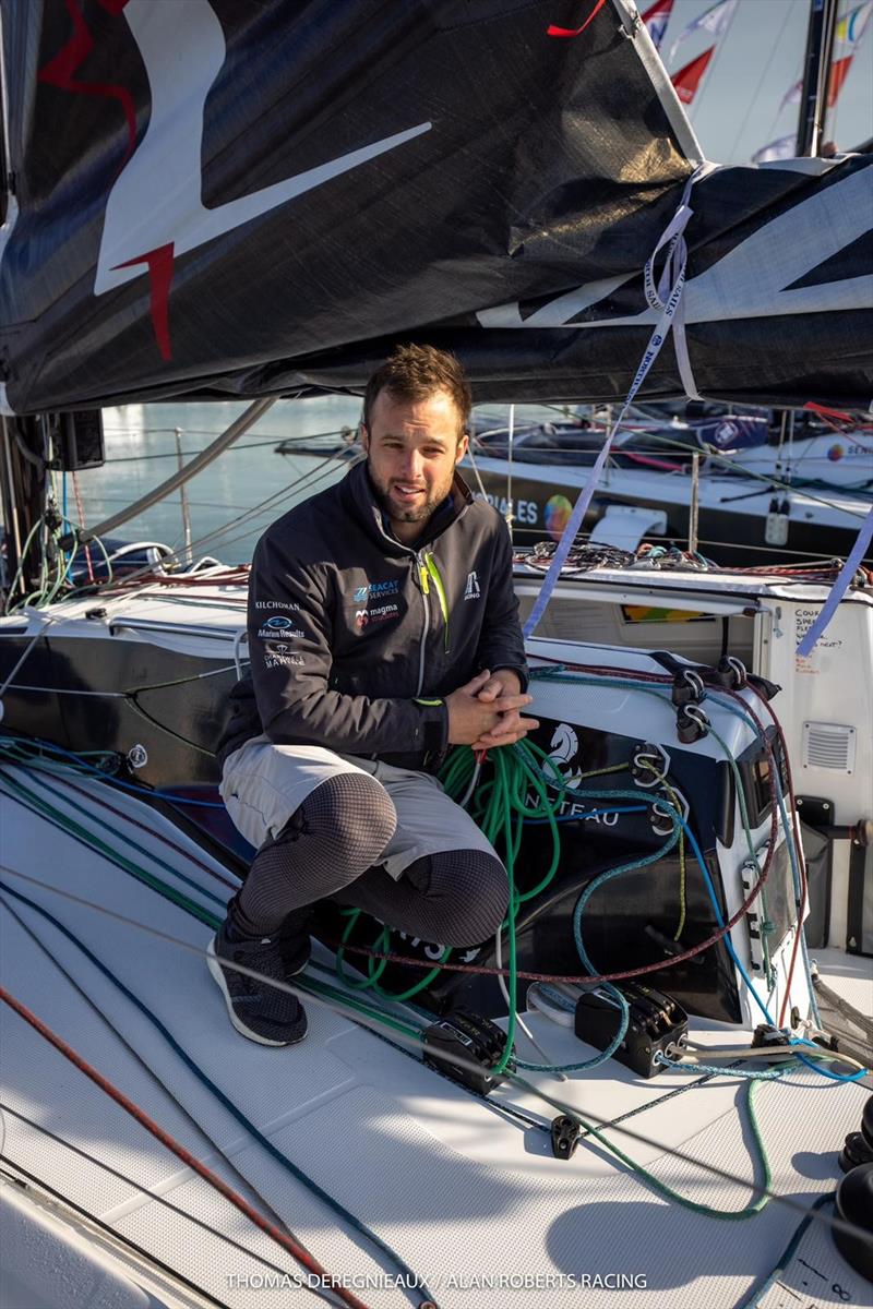 Alan Roberts finishes 2nd in the Solo Maître Coq photo copyright Thomas Deregnieaux Photography taken at  and featuring the Figaro class