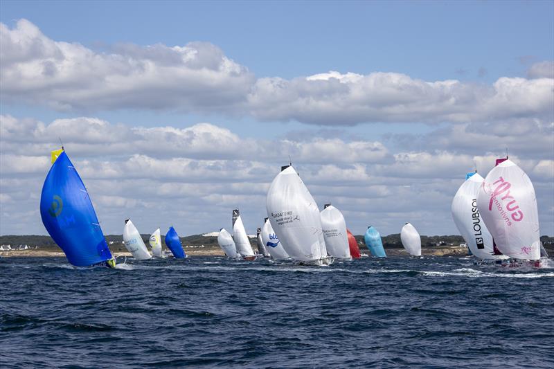 52nd La Solitaire du Figaro Stage 2 Start in Lorient photo copyright Alexis Courcoux taken at  and featuring the Figaro class