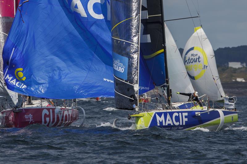 52nd La Solitaire du Figaro Stage 2 Start in Lorient photo copyright Alexis Courcoux taken at  and featuring the Figaro class