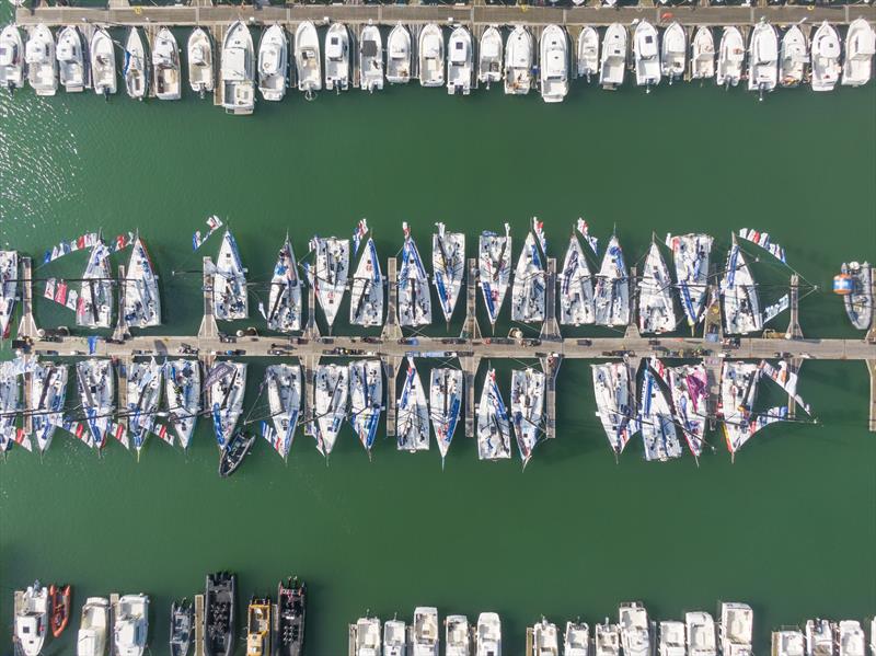 52nd La Solitaire du Figaro fleet in Fécamp photo copyright Alexis Courcoux taken at  and featuring the Figaro class