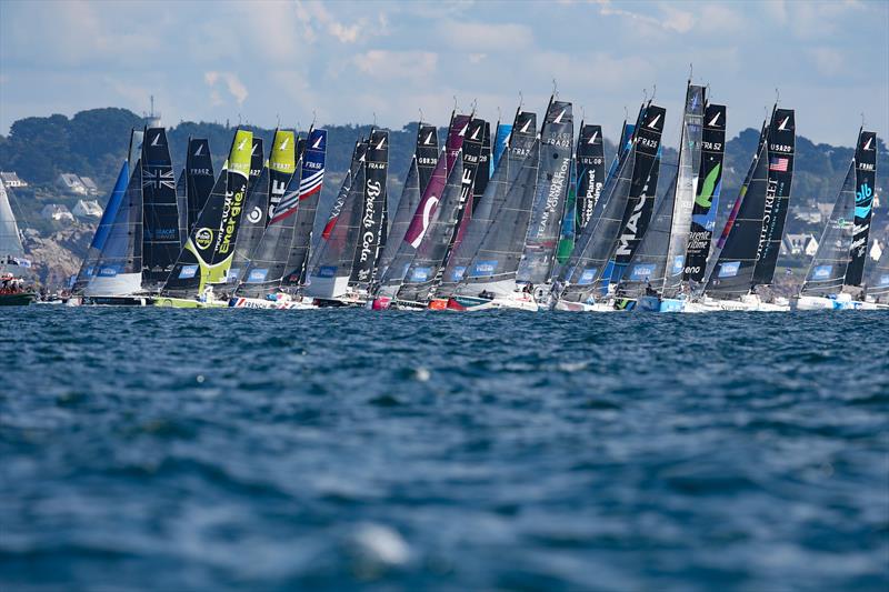 52nd La Solitaire du Figaro Stage 4 start photo copyright Christophe Breschi taken at  and featuring the Figaro class