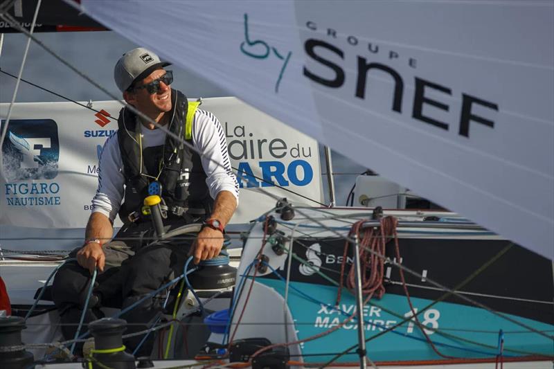 Xavier Macaire - Groupe SNEF - during 52nd La Solitaire du Figaro Stage 4 photo copyright Alexis Courcoux taken at  and featuring the Figaro class
