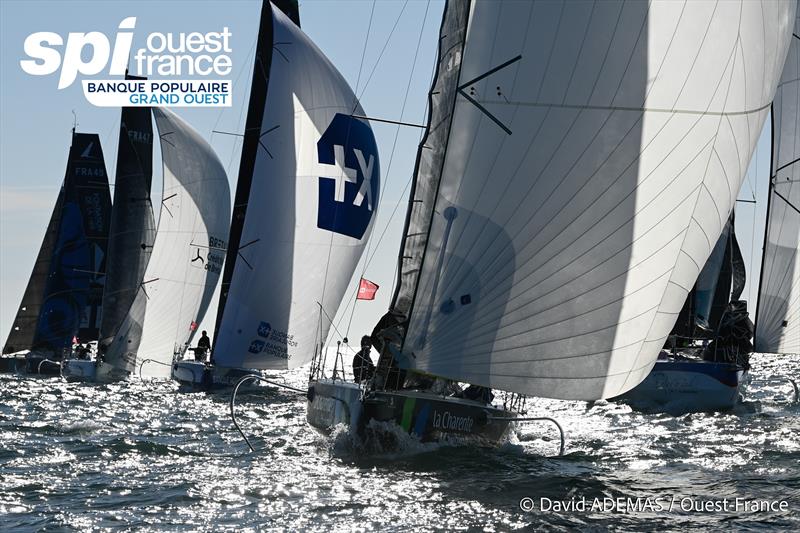 Team The Magenta Project at Spi Ouest photo copyright David Ademas / Ouest-France taken at Société Nautique de La Trinité-sur-Mer and featuring the Figaro class