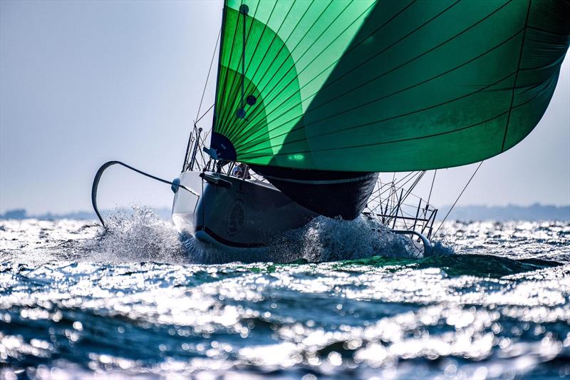 Team The Magenta Project at Spi Ouest photo copyright James Tomlinson taken at Société Nautique de La Trinité-sur-Mer and featuring the Figaro class