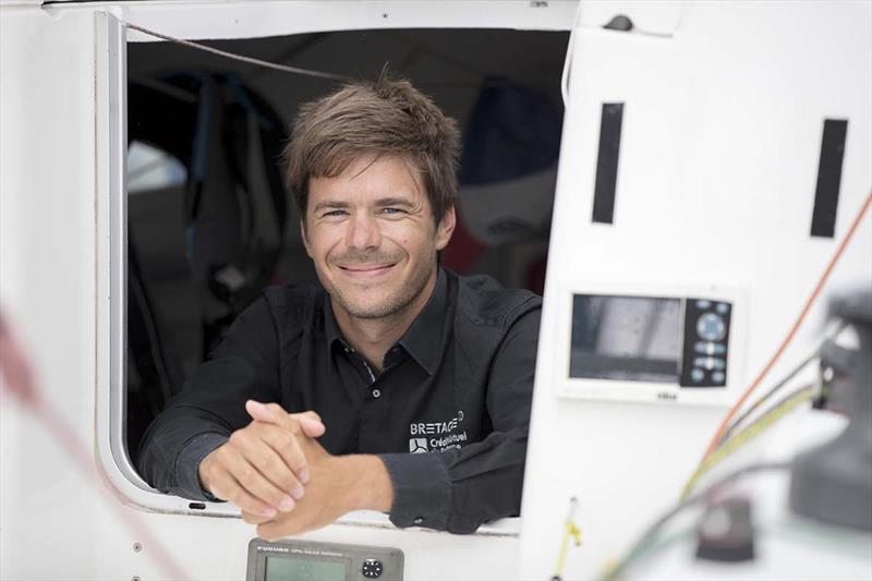 Sébastien Simon - Bretagne CMB Performance - Solitaire URGO Le Figaro 2018 - photo © Alexis Courcoux