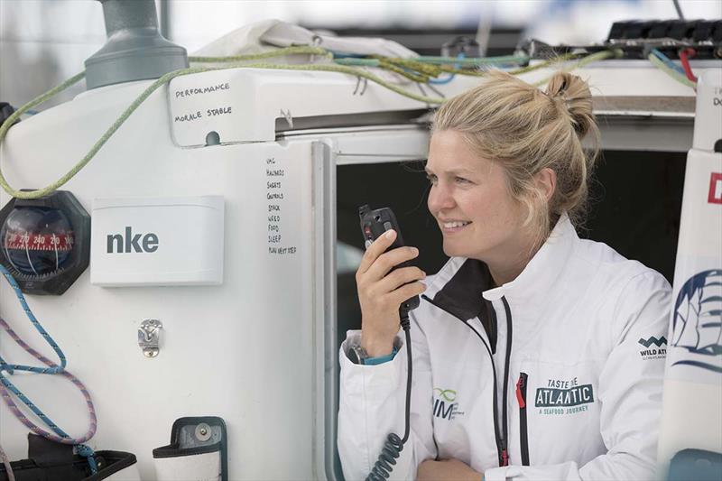 Joan Mulloy, skipper du Figaro Taste The Atlantic-a seafood journey - Solitaire URGO Le Figaro 2018 photo copyright Alexis Courcoux taken at  and featuring the Figaro class