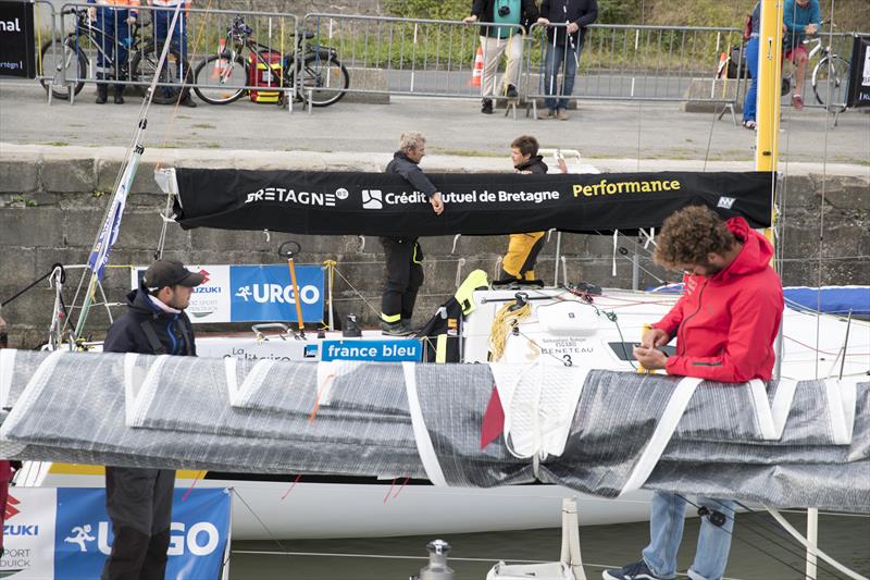 La Solitaire URGO Le Figaro Skippers Recuperate in Saint Brieuc  - photo © Alexis Courcoux