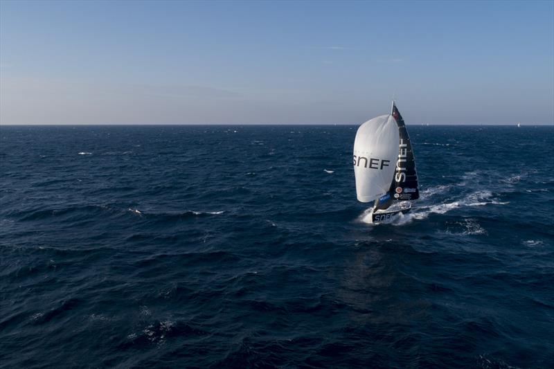 Stage 2 of La Solitaire URGO Le Figaro photo copyright Alexis Courcoux taken at  and featuring the Figaro class