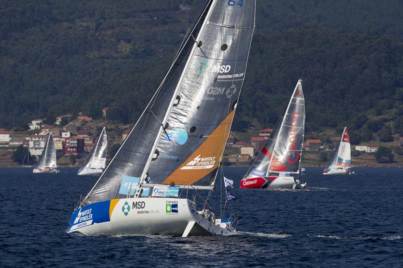 Stage 3 of La Solitaire URGO Le Figaro photo copyright Alexis Courcoux taken at  and featuring the Figaro class