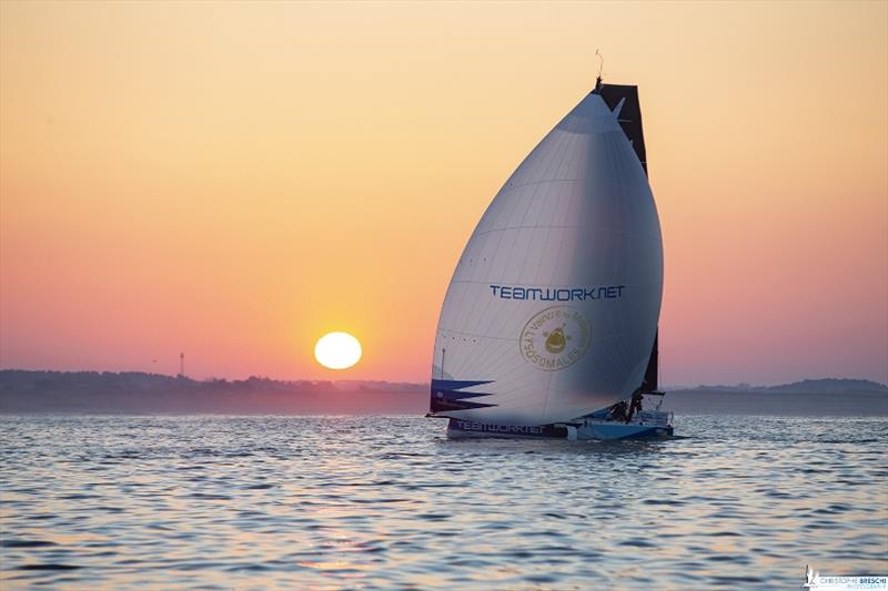 Mettraux Justine / Gahinet Gwénolé / Teamwork - The Solitaire URGO Le Figaro photo copyright Christophe Breschi taken at  and featuring the Figaro class