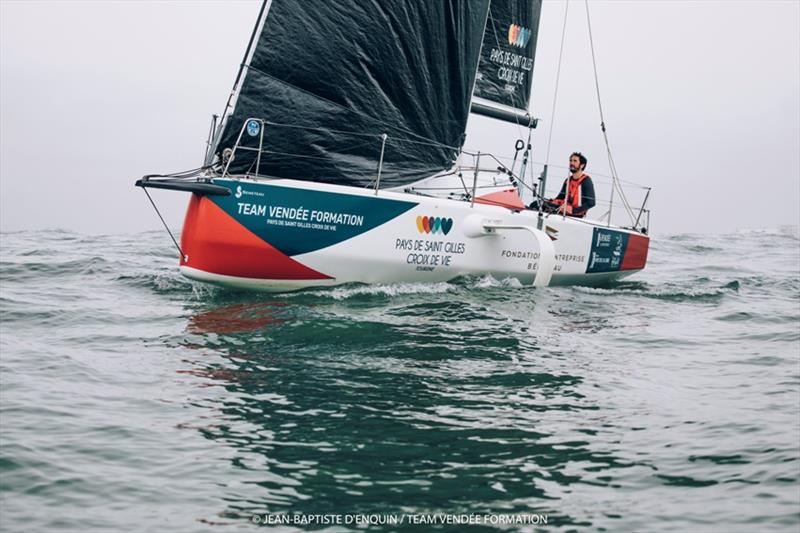 Team Vendee Formation - The Solitaire URGO Le Figaro photo copyright Jean-Baptiste D'ENQUIN taken at  and featuring the Figaro class