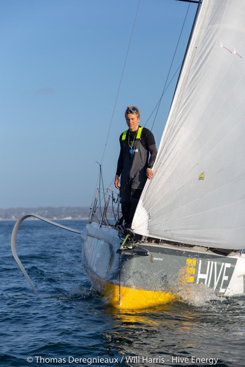 Will Harris - Hive Energy photo copyright Thomas Deregnieaux taken at  and featuring the Figaro class