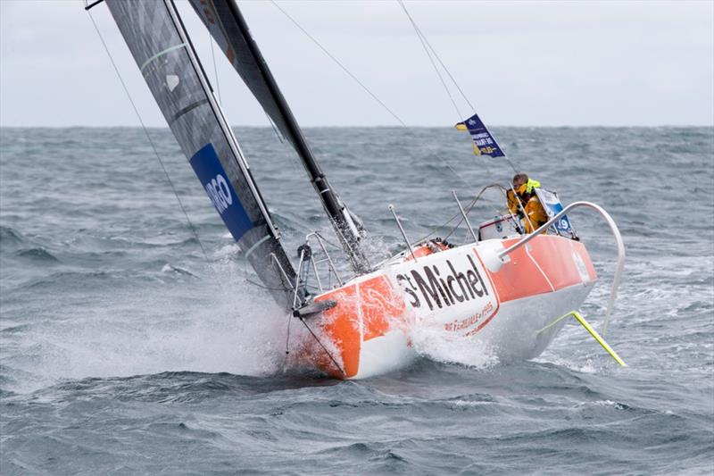 Yann Elies, skipper de St Michel 50th La Solitaire URGO Le Figaro - photo © Alexis Courcoux