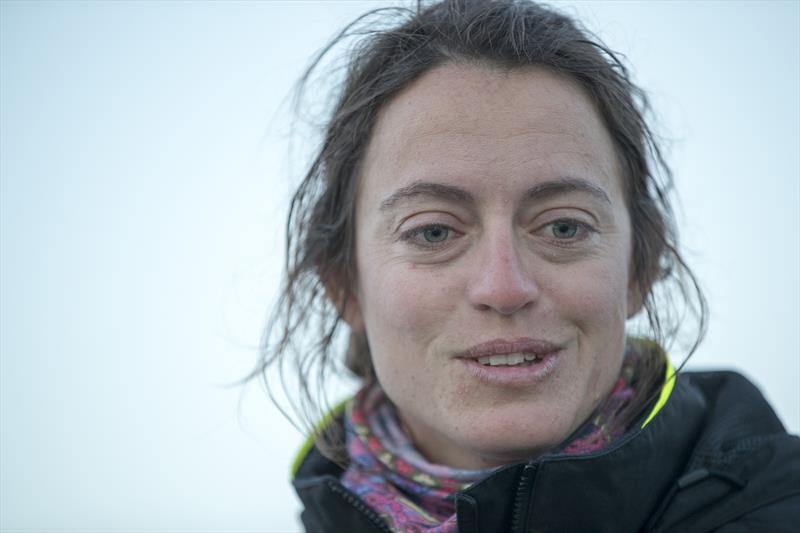 Justine Mettraux finishes Leg 1 of the 50th La Solitaire URGO Le Figaro - photo © Alexis Courcoux