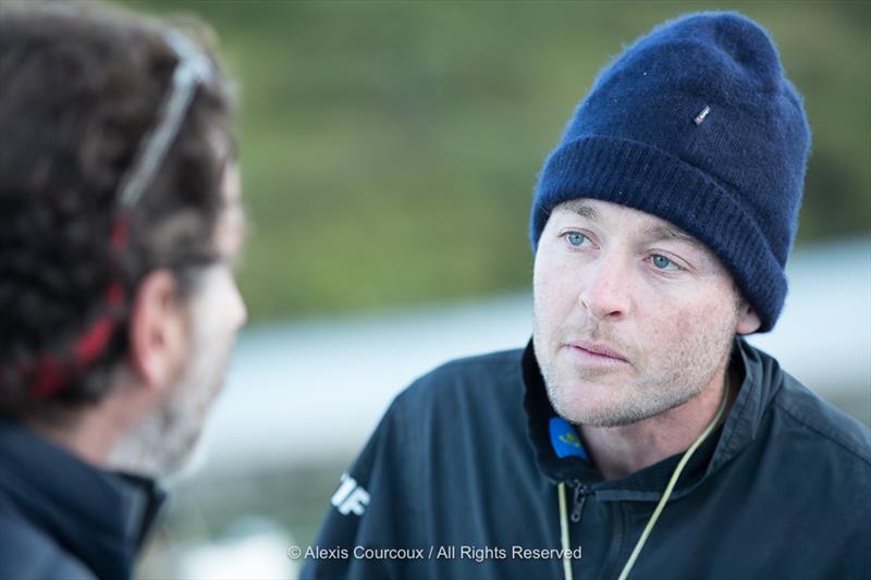 Martin Le Pape finishes Leg 1 of the 50th La Solitaire URGO Le Figaro - photo © Alexis Courcoux