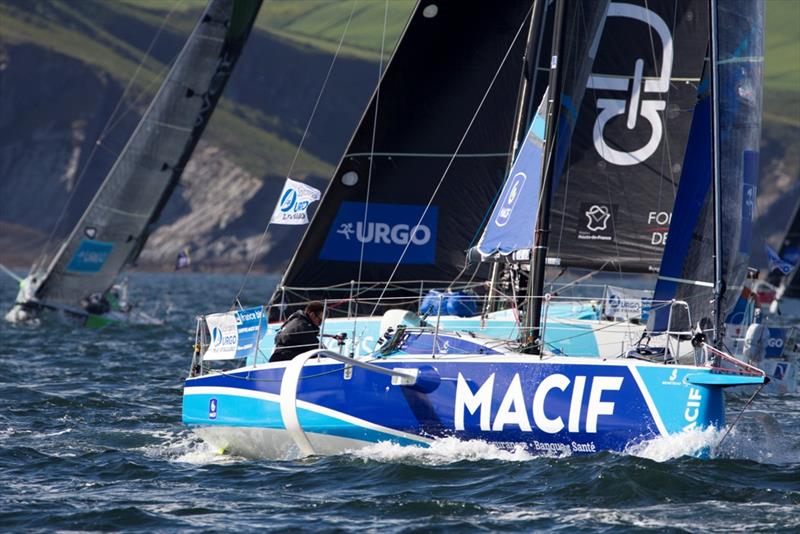 Departure of the Stage 2 between Kinsale (Irl) and Roscoff - 50th La Solitaire URGO Le Figaro - photo © Alexis Courcoux