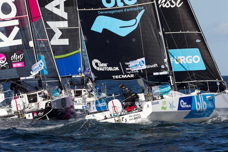 Departure of the Stage 2 between Kinsale (Irl) and Roscoff - 50th La Solitaire URGO Le Figaro - photo © Alexis Courcoux
