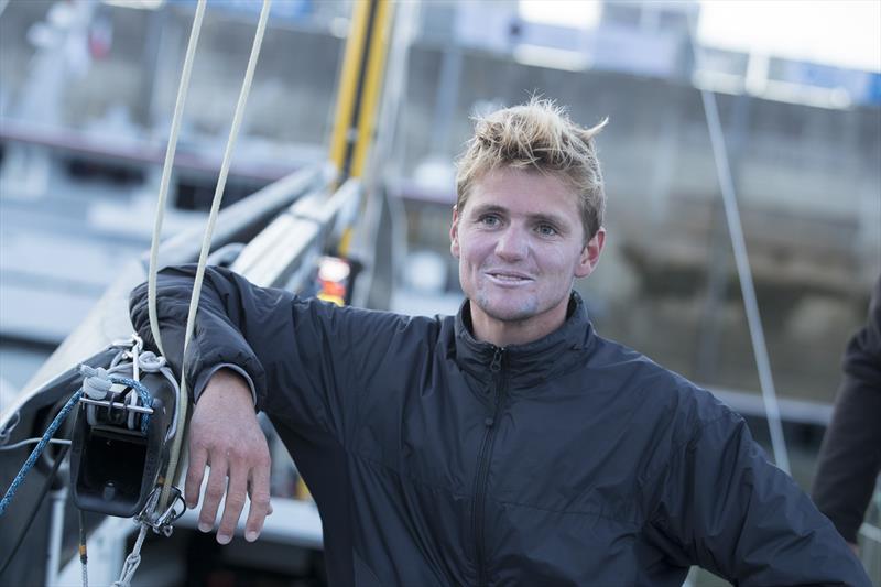 Lois Berrehar finishes Leg 2 of the 50th La Solitaire URGO Le Figaro photo copyright Alexis Courcoux taken at  and featuring the Figaro class