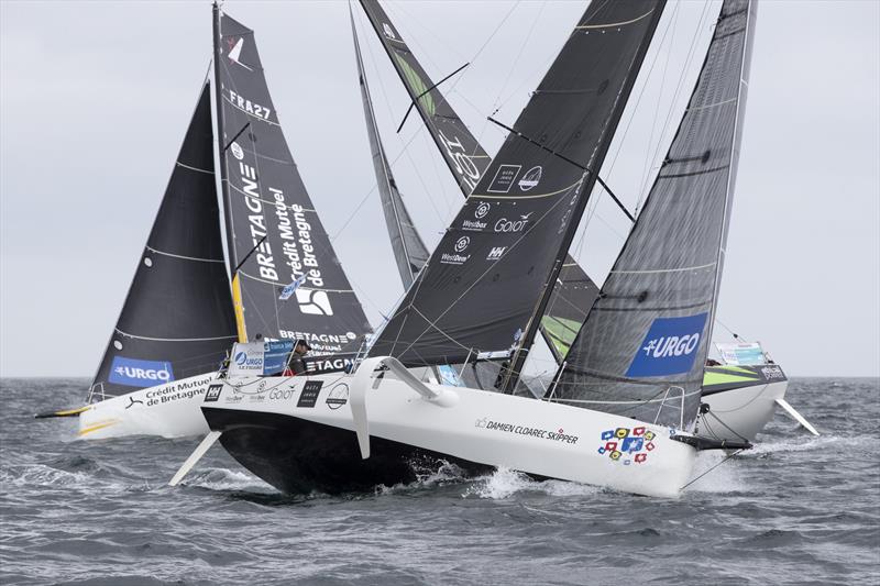 Start of the Stage 3 - Solitaire Urgo Le Figaro 2019 - Roscoff photo copyright Alexis Courcoux taken at  and featuring the Figaro class