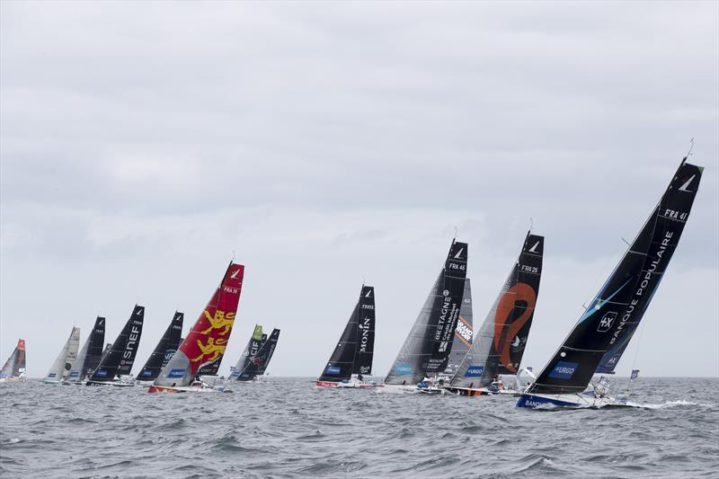 Start of the Stage 3 - Solitaire Urgo Le Figaro 2019 - Roscoff photo copyright Alexis Courcoux taken at  and featuring the Figaro class