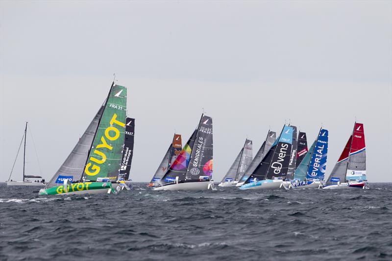 Start of the Stage 3 - Solitaire Urgo Le Figaro 2019 - Roscoff photo copyright Alexis Courcoux taken at  and featuring the Figaro class