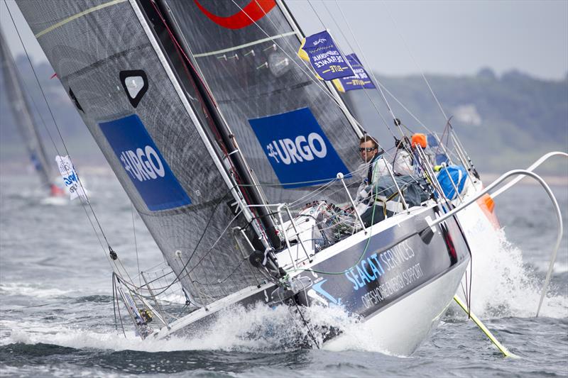 Start of the Stage 3 - Solitaire Urgo Le Figaro 2019 - Roscoff - photo © Alexis Courcoux