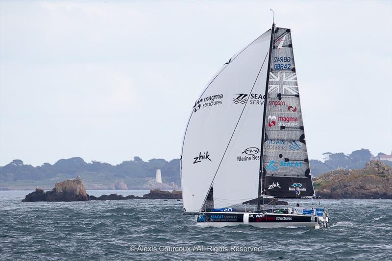 La Solitaire URGO Le Figaro photo copyright Alexis Courcoux taken at  and featuring the Figaro class