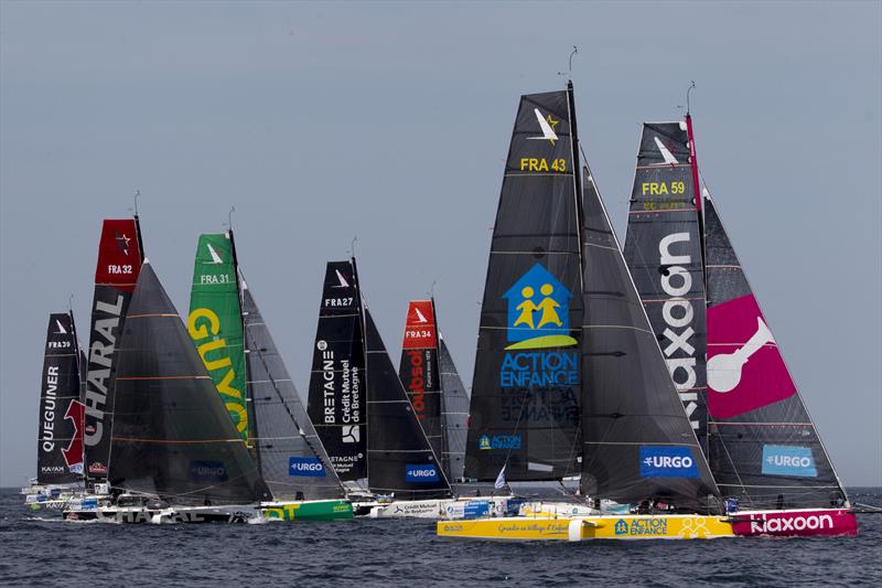 Start of Leg 4 in La Solitaire URGO Le Figaro photo copyright Alexis Courcoux taken at  and featuring the Figaro class