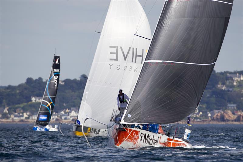 Start of Leg 4 in La Solitaire URGO Le Figaro photo copyright Alexis Courcoux taken at  and featuring the Figaro class