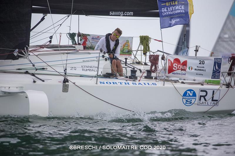 RUMBALL Kenneth en mer - La Solitaire du Figaro - photo © Christophe Breschi 