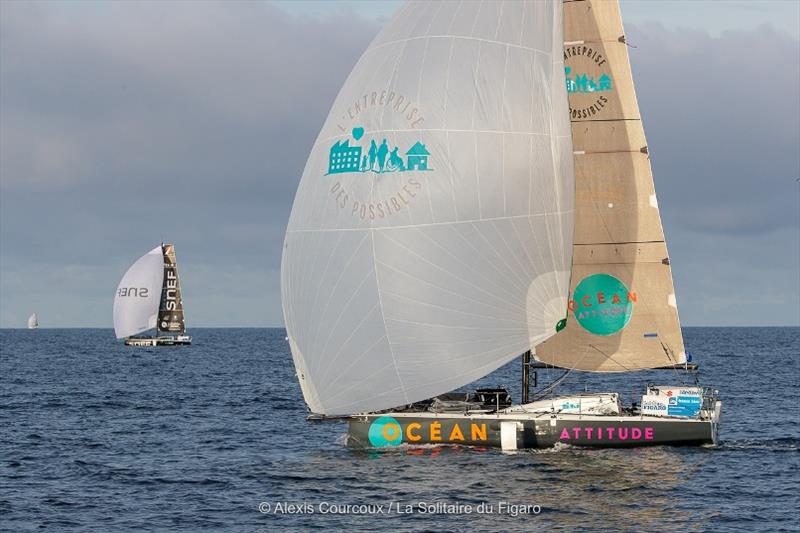 Adrien Hardy (Ocean Attitude) - La Solitaire du Figaro Stage 2 - photo © Alexis Courcoux