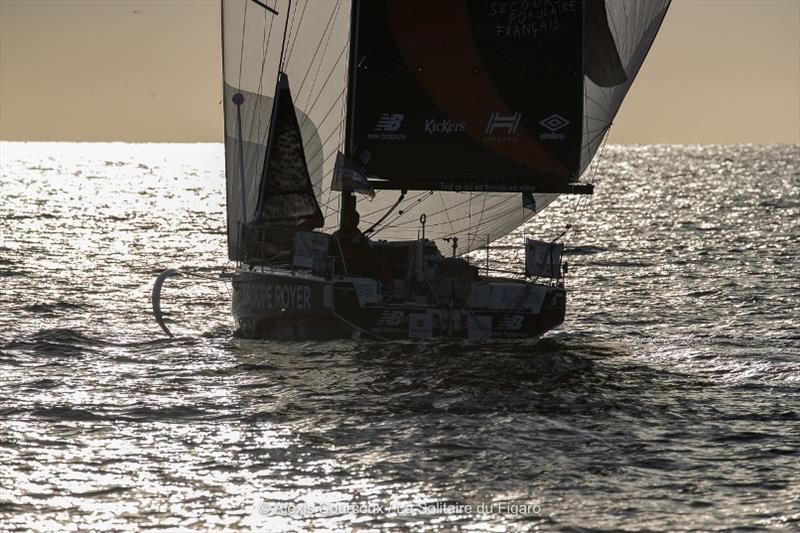 Anthony Marchand (Groupe Royer-Secours Populaire) - La Solitaire du Figaro Stage 2 photo copyright Alexis Courcoux taken at  and featuring the Figaro class