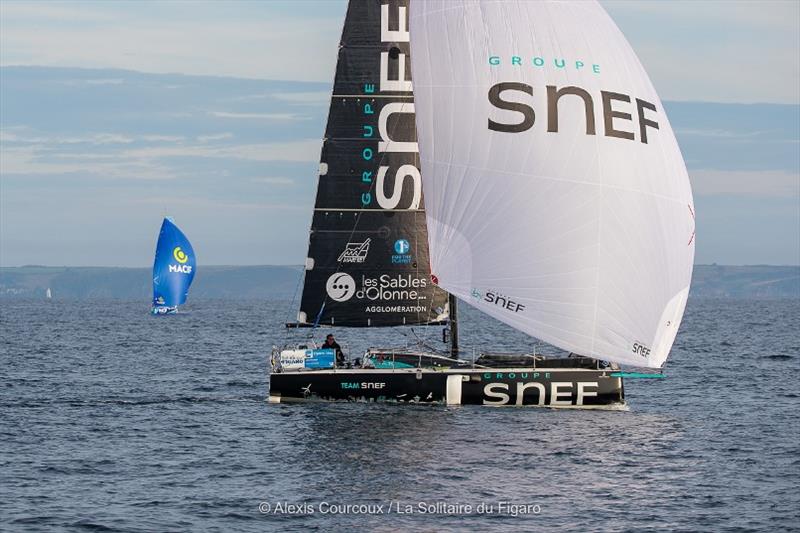 Xavier Macaire (Groupe SNEF) - La Solitaire du Figaro Stage 2 photo copyright Alexis Courcoux taken at  and featuring the Figaro class