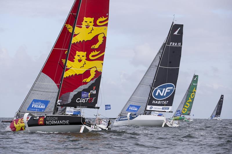 La Solitaire du Figaro Stage 3 photo copyright Alexis Courcoux taken at  and featuring the Figaro class