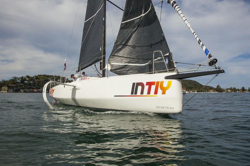 Tacking and still holding her speed, even in the light (really light and shifty) - Figaro Beneteau 3 - photo © John Curnow