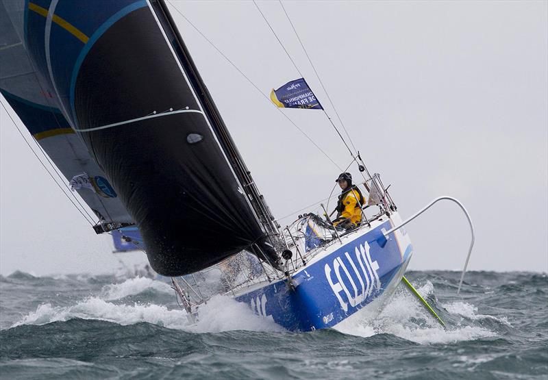 Cecile Laguette departing depart de la grande course N°1 de la Sardinha Cup 2019 - Saint Gilles Croix de Vie le - April 2, 2019 - photo © Alexis Courcoux