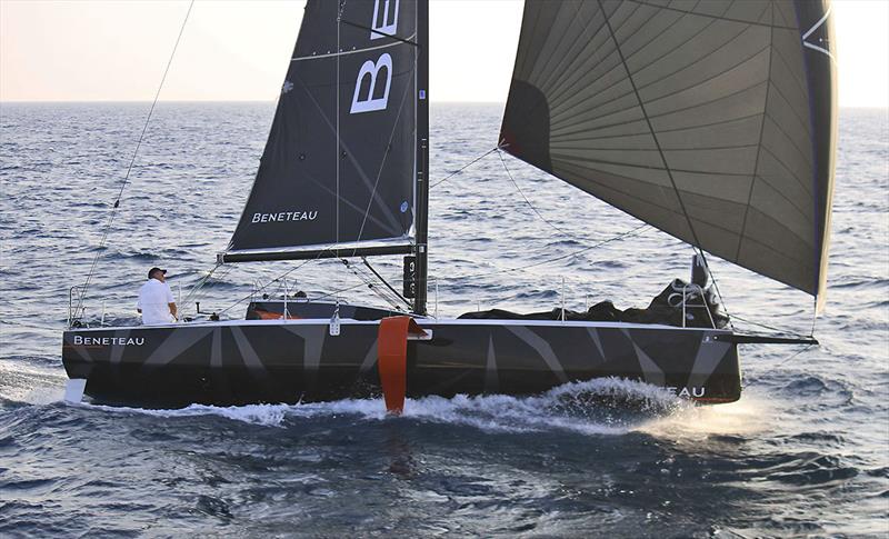 Gear change on Figaro Benneteau 3 - Get 15 knots of puff and pop the clutch! - photo © Beneteau