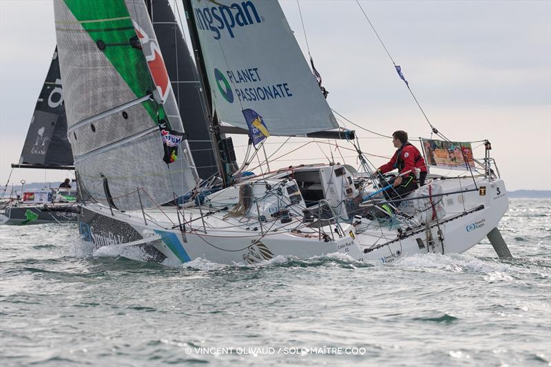 Solo Maître Coq photo copyright Vincent Olivaud / Solo Maître Coq taken at  and featuring the Figaro class