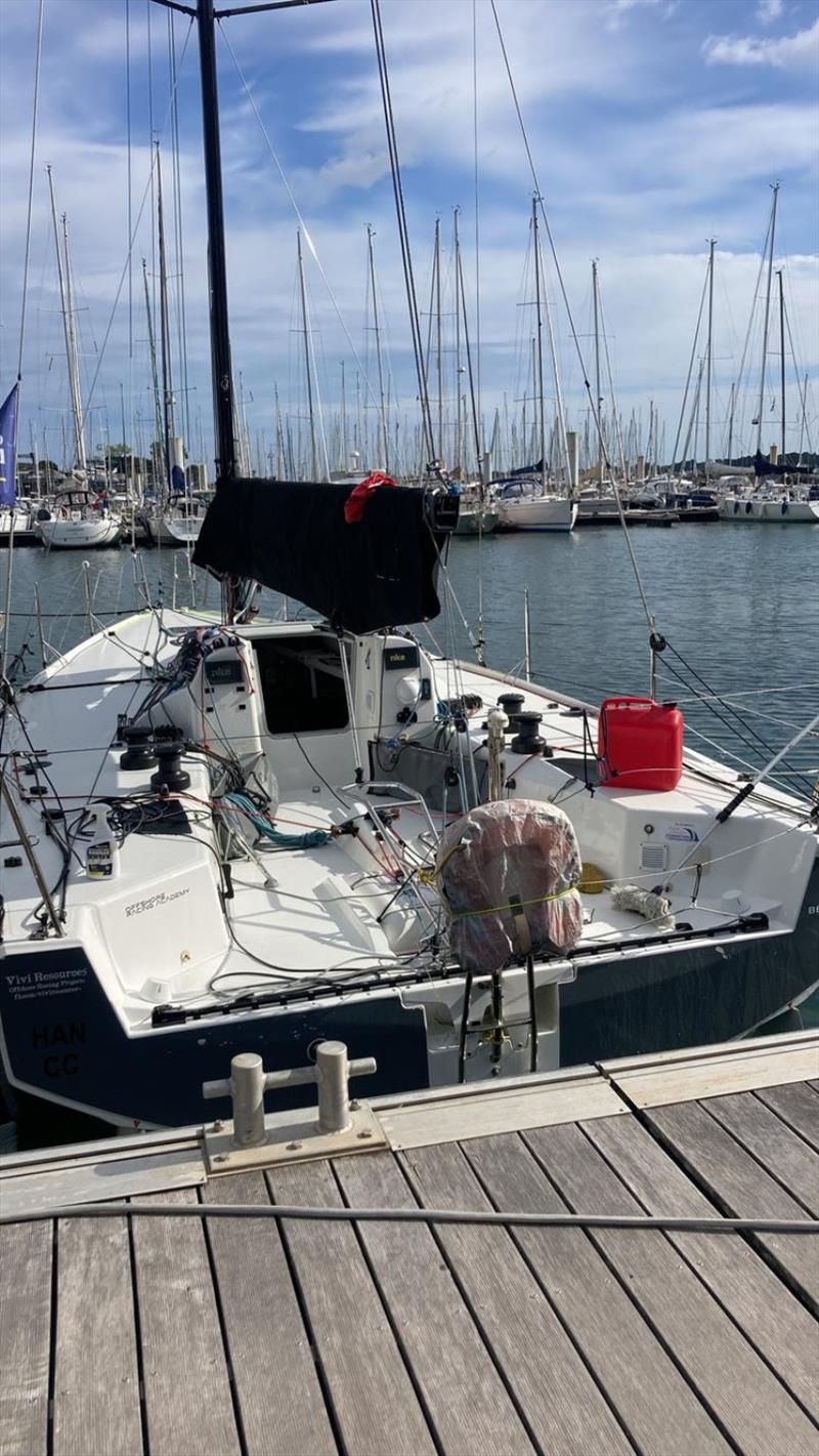 Preparing for the Allmer Cup in Le Havre photo copyright Offshore Racing Academy taken at  and featuring the Figaro class
