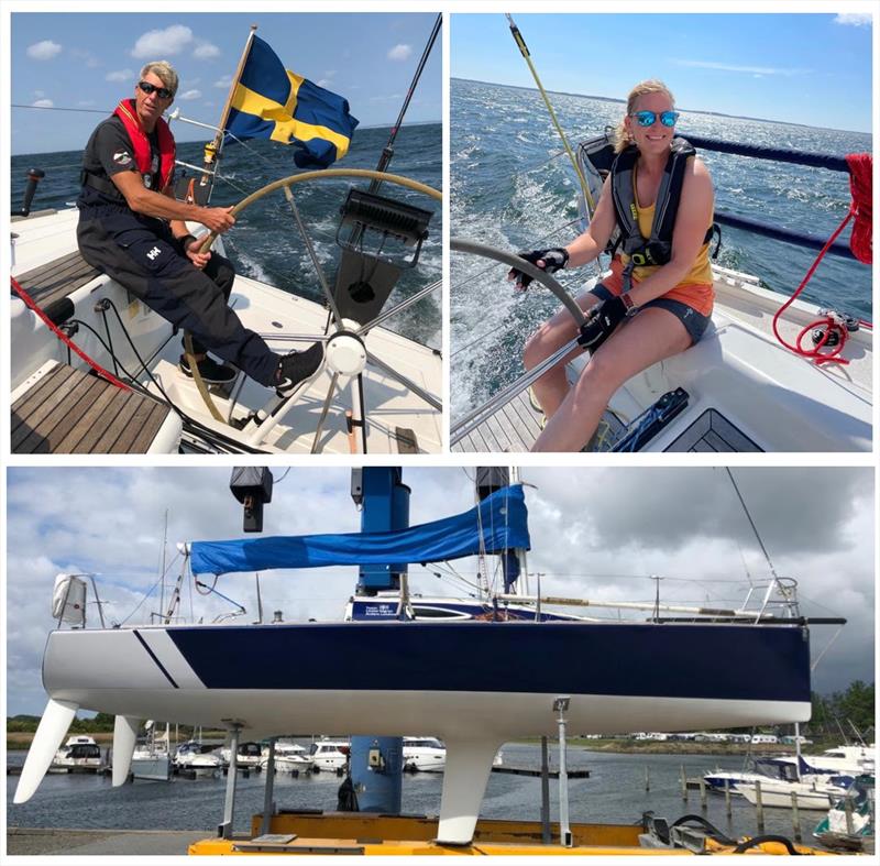 The smallest boat competing Two-Handed with his partner Louise Edgren is  Anders Lundmark's Danish Figaro 2 The Spirit photo copyright The Spirit taken at Royal Ocean Racing Club and featuring the Figaro class