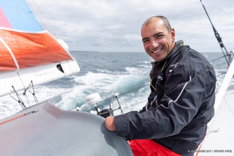 Damien Seguin photo copyright Jean-Marie Liot taken at  and featuring the Figaro class