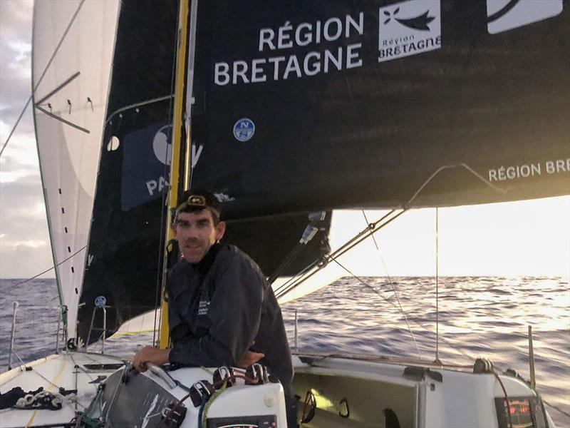 On board with Region Bretagne, Cmb Performance, Gaston Morvan, Anne Claire Le Berre – Transat - Transat Paprec photo copyright Region Bretagne - CMB Performance taken at  and featuring the Figaro class