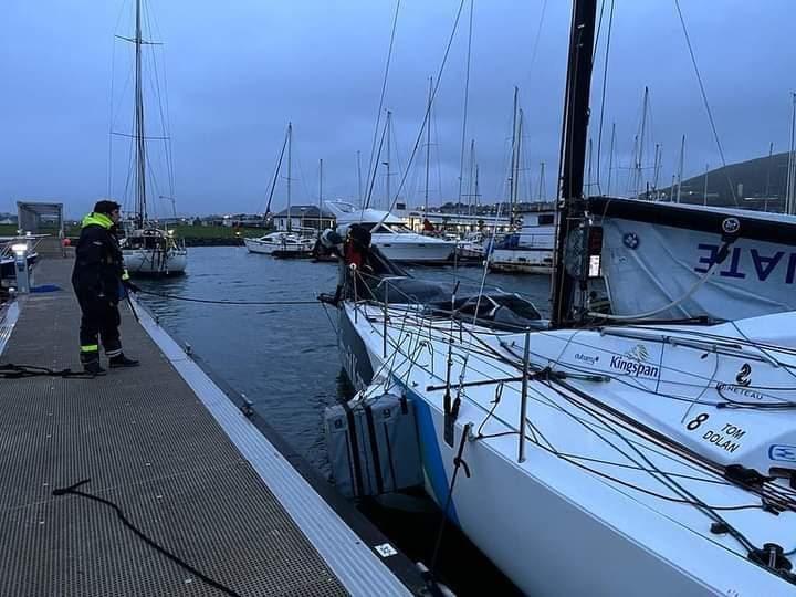 Round Ireland Record: Tom Dolan halts challenge in Dingle photo copyright Romain Marie taken at  and featuring the Figaro class