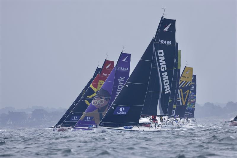 Transat Paprec 2025 start - photo © Thomas Deregnieaux / Qaptur