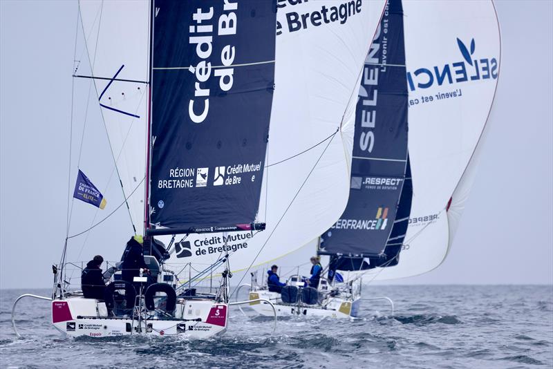 Transat Paprec start - photo © Thomas Deregnieaux / Qaptur