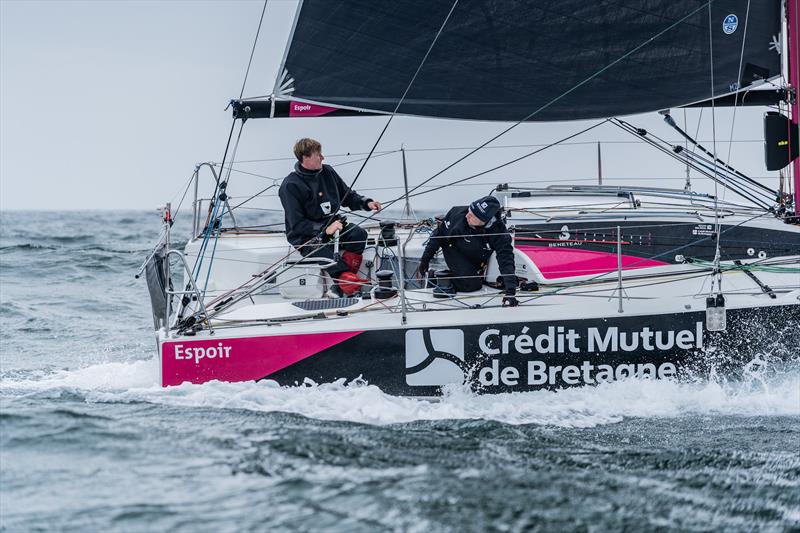2025 Transat Paprec photo copyright Romain Marie taken at Société des Régates de Concarneau and featuring the Figaro class
