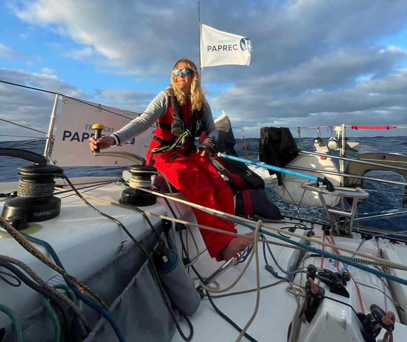 Almond for Pure Ocean - Transat Paprec Day 10 - photo © Thomas De Dinechin et Aglaé Ribon (Almond for Pure Ocean)