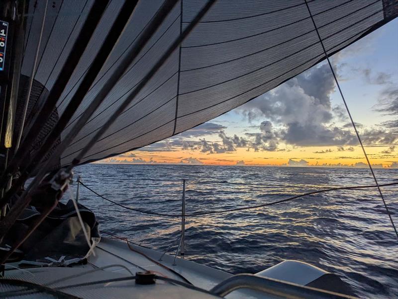 Maggie Adamson & Calanach Finlayson (Solan Ocean Racing) - Transat Paprec - Day 17 - photo © Maggie Adamson & Calanach Finlayson (Solan Ocean Racing)